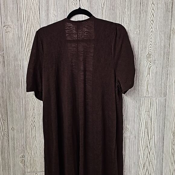 Torrid Slub Duster Ruched Short Sleeve Open Cardigan Womens Plus Size 2X - Picture 6 of 10